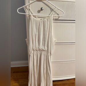 Abercrombie and Fitch Cream Flowy Dress